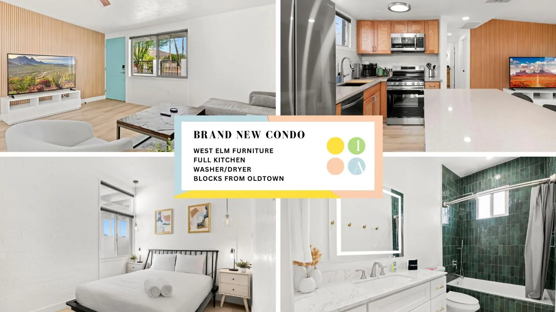 סקוטסדייל Brand New Home W Parking Blocks From Oldtown- 1A